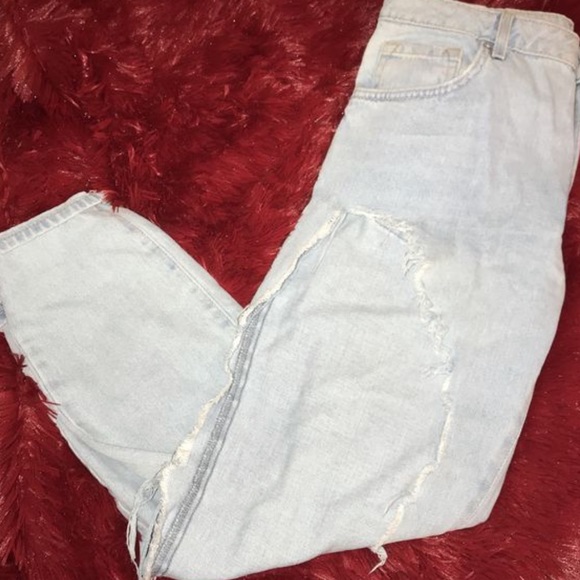 Distressed boyfriend jeans- size 27 - Picture 1 of 5